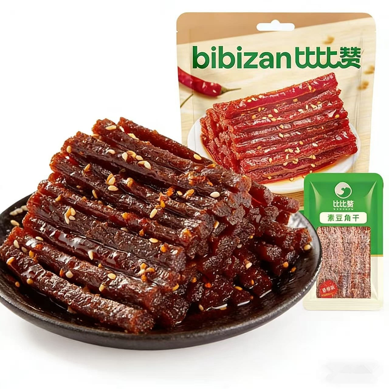 Bibi Zansuo Dried Spicy Green Beans 16g*5 packs 16 g*5 pack