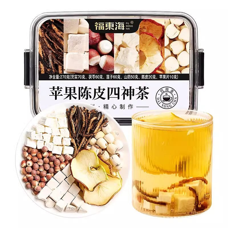 Fudonghai Apple Pericarp Four Gods Soup Adults and Children Genuine Tea Bag 270g 270 그램