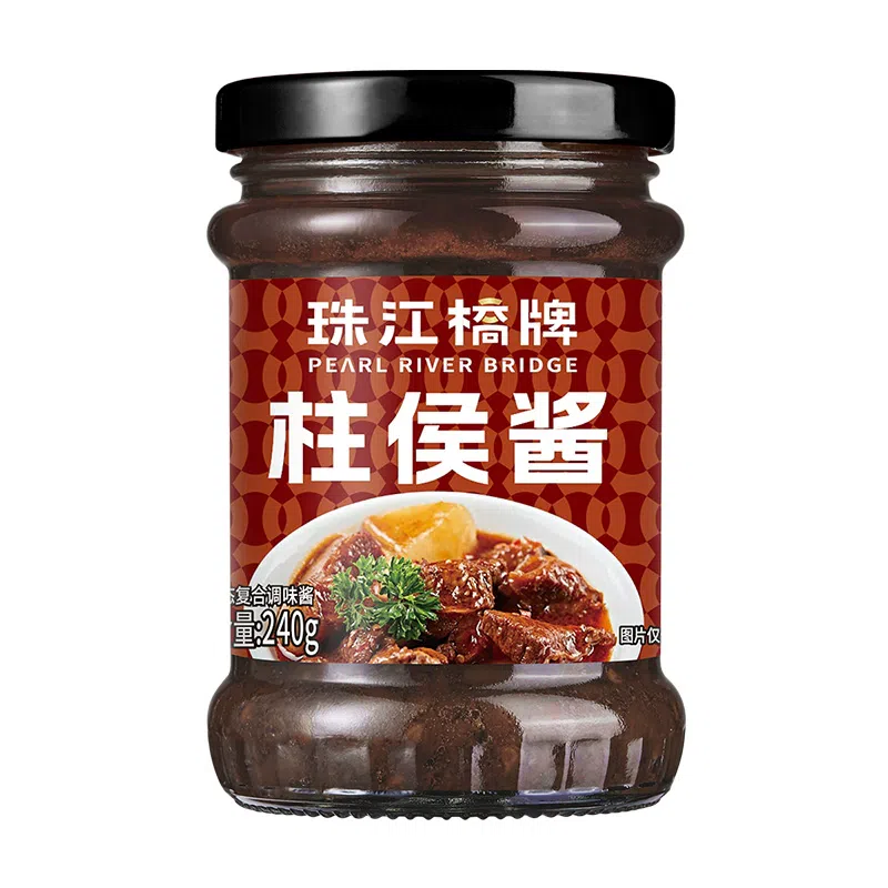 珠江桥 柱侯酱240g*1瓶 广式啫啫酱排骨焖牛腩诸侯酱 240 克
