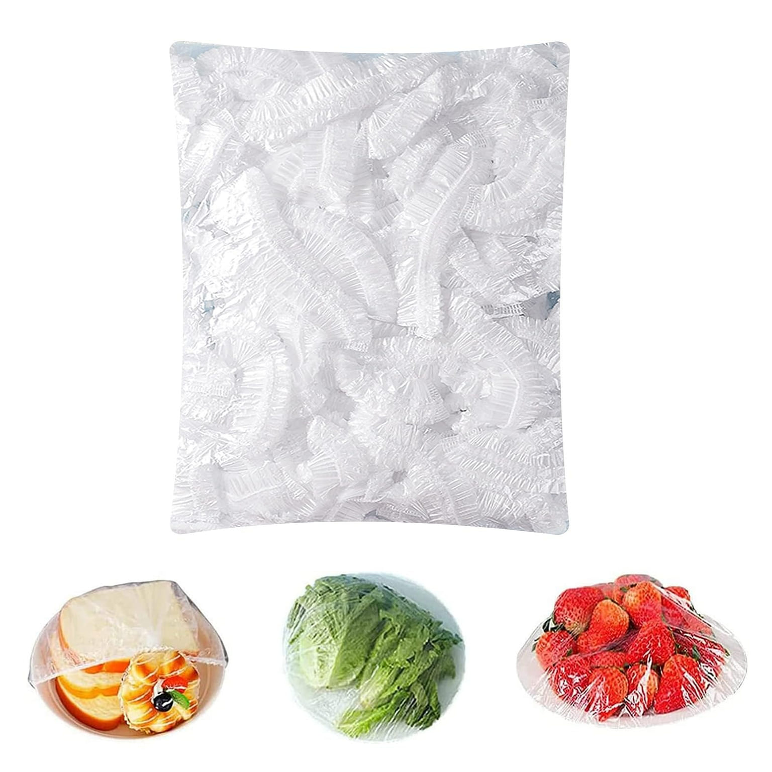 50pcs Plastic Bowl Covers Food Cover Dish Covers 1 each