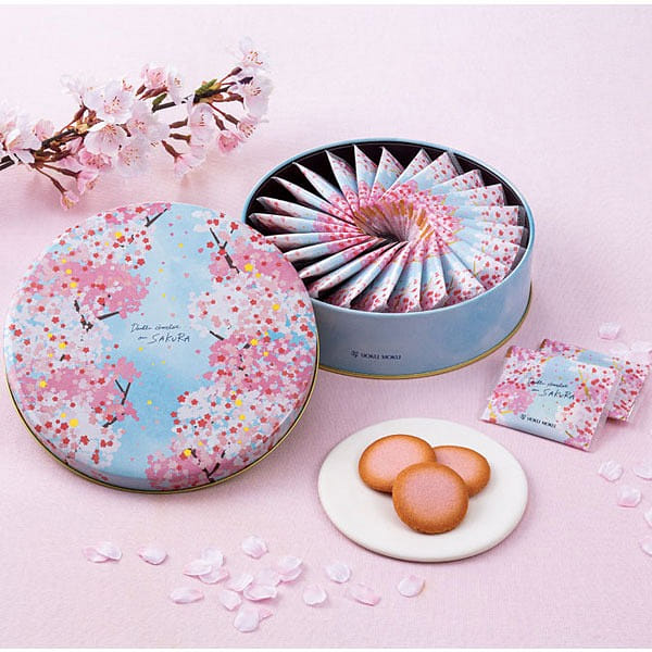 Japan Yokumoku Sakura Limited T Sakura Biscuit Gift Box 24 piece 1 กล่อง