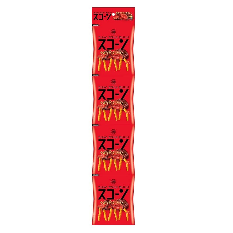 Koikeya Scone and Mitsuki Barbecue 15g x 4 bags 1 count