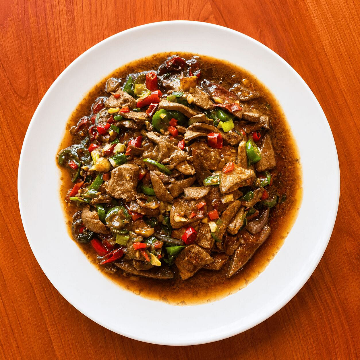 Spicy Stir-Fried Pork Liver 300 g