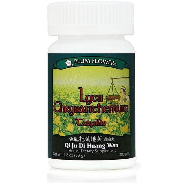 Lycii Chrysanthemum Teapills Qi Ju Di Huang Wan 1 ส่วน