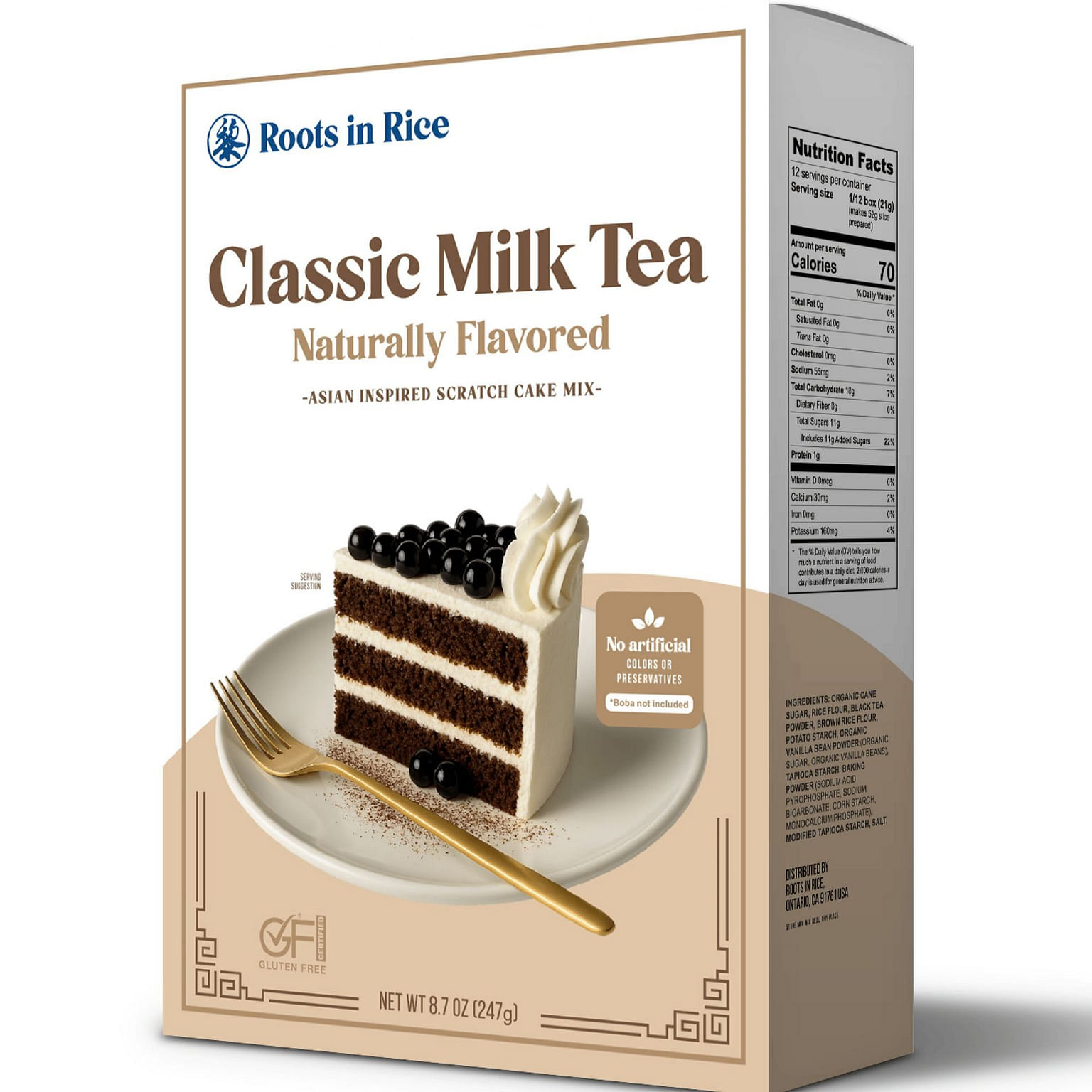 Classic Milk Tea Scratch Cake Mix 1 box