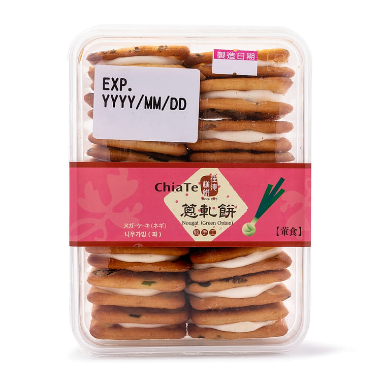 ChiaTe Green Onion Nougat Crackers 18pcs - Weee!