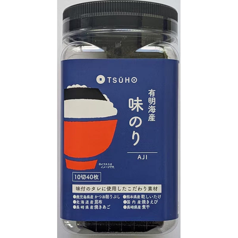 Tuhonori Ariake Seasoned Nori 40 Sheets 1 each