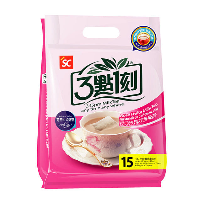 Taiwan [3:15] Rose Hip Milk Tea (15pcs) 1 each
