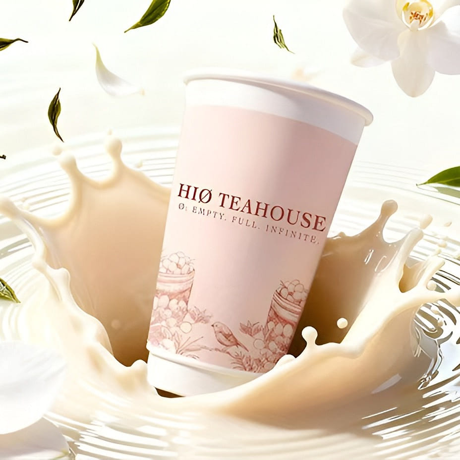 Orchid Green Tea Milk Tea 500ml 1 each