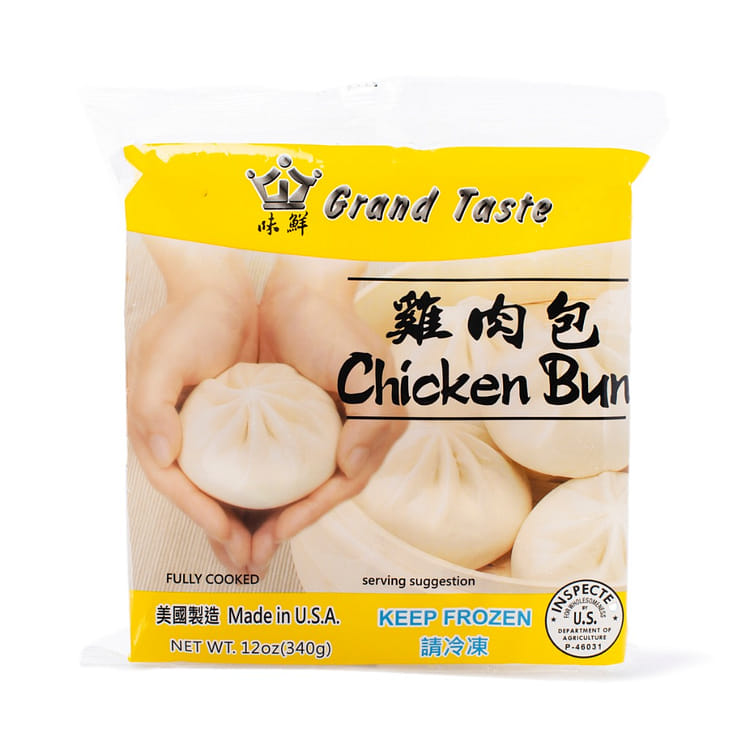 Get Grand Taste Taiwanese Chicken Buns, Frozen 340 g Delivered
