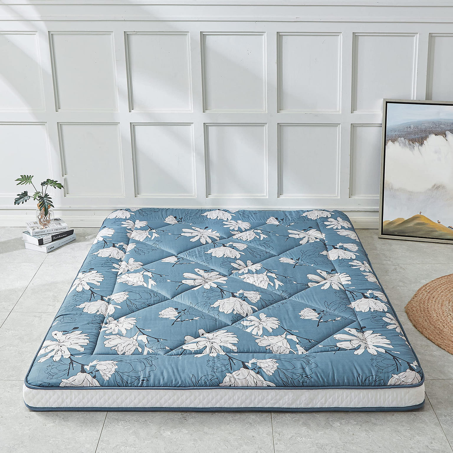 Heimorn Japanese Floor Mattress Futon Mattress, Thicken Sleeping Mattress 1 ケース
