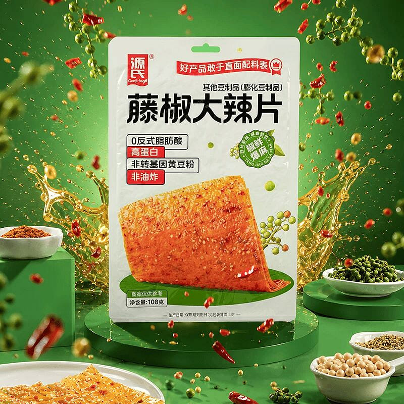 Yuanshi Vine Pepper Spicy Slices 108g. 108 g