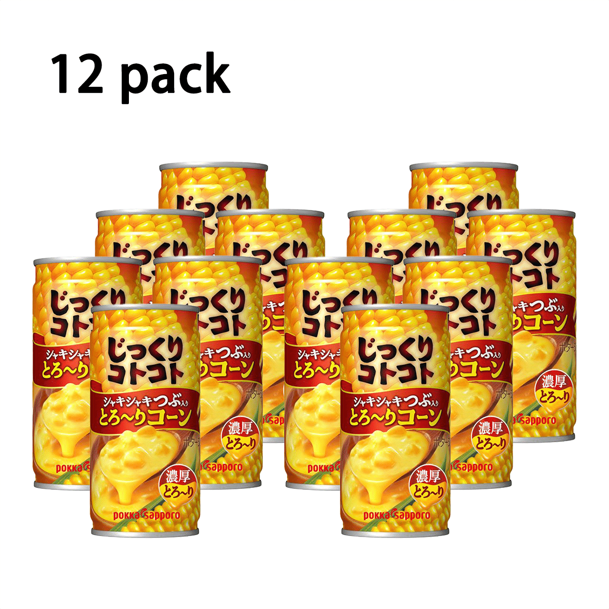 Pokka Sapporo Corn Soup Can (Pack of 12) 1 อัน