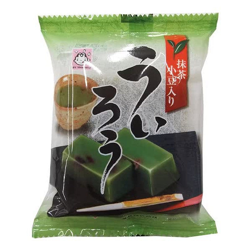 Yamaku Foods Uiro with Matcha and Red Beans, 100g 1 each