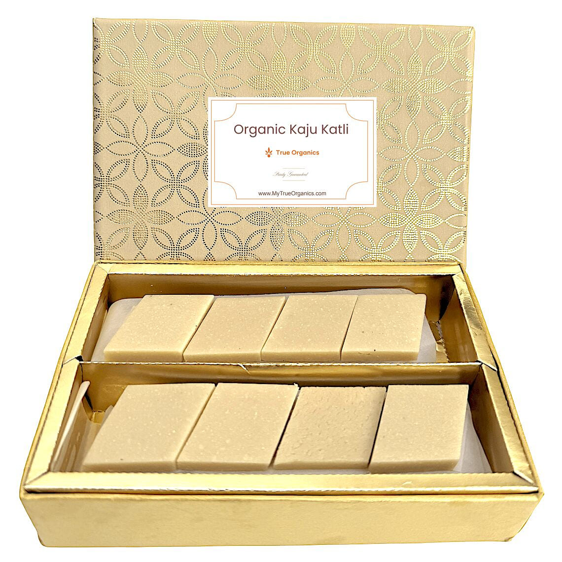 Organic Kaju Katli (Cashew Fudge) 250grams 9 ออนซ์