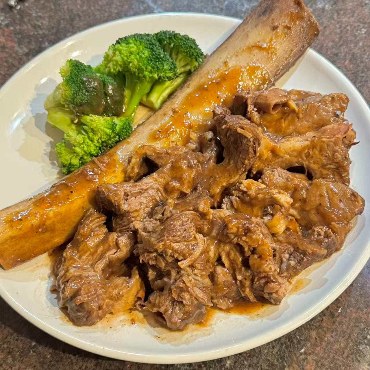 Slow-Cooked Beef Ribs in Sweet Hawthorn Glaze 500g 1 each