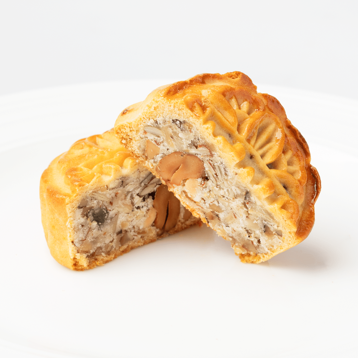 Hand-Made Mooncake with 5 nuts 2 pcs 145 그램