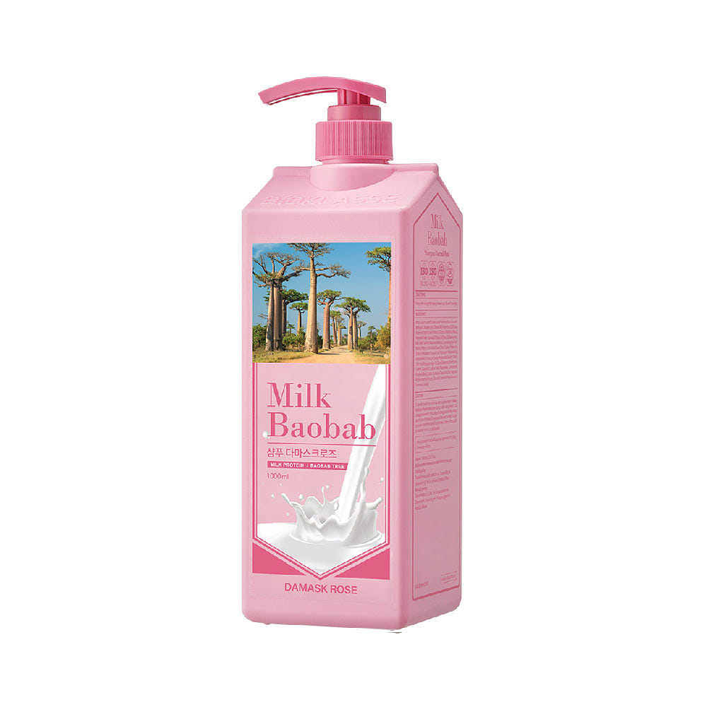 밀크바오밥 샴푸 다마스크로즈 1000ml 1 개
