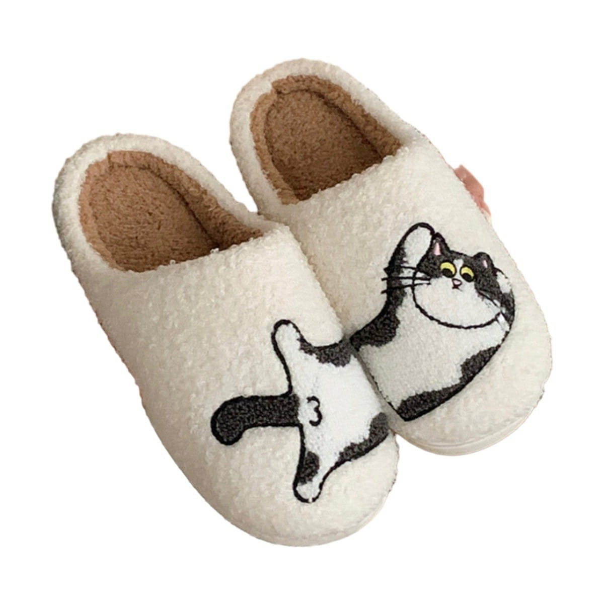 XXT 2547 Spotted Kitten Slippers White 42/43 1 each