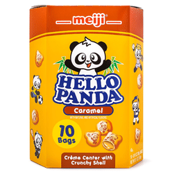 Meiji Hello Panda Cookies Caramel Filling 9.1oz 1 each