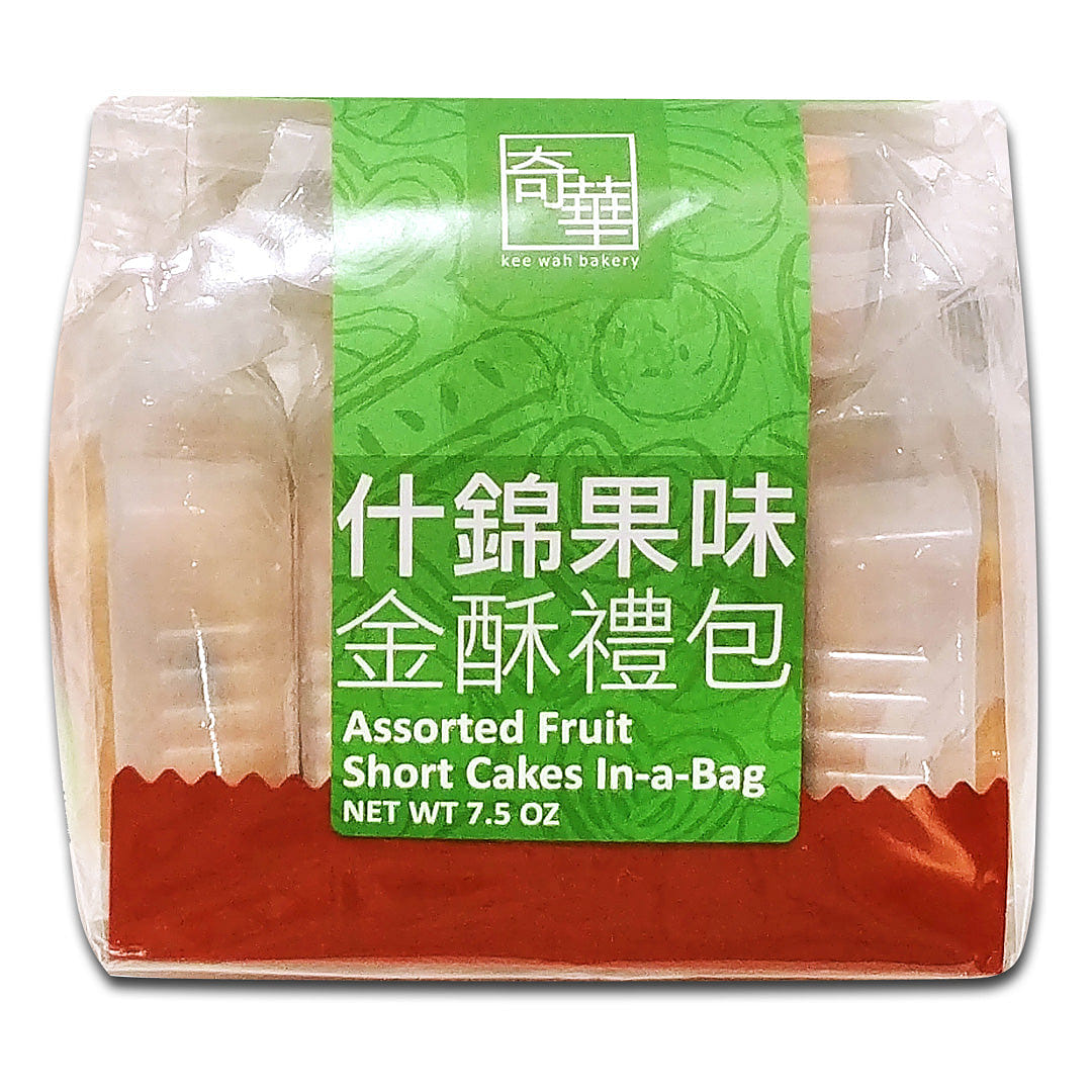 Assorted Fruit Short Cakes In-a-Bag (5pcs) 1 케이스
