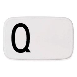 Design Letters 个人午餐盒，A-Z - Q 1 份