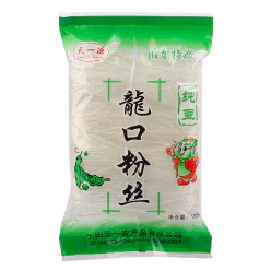 Authentic Longkou mung bean vermicelli from Shandong, white scallop, minced garlic - flavored oyster, cold - mixed pea - sprout - like dried rice vermicelli, 180g * 1 pack. 180 g