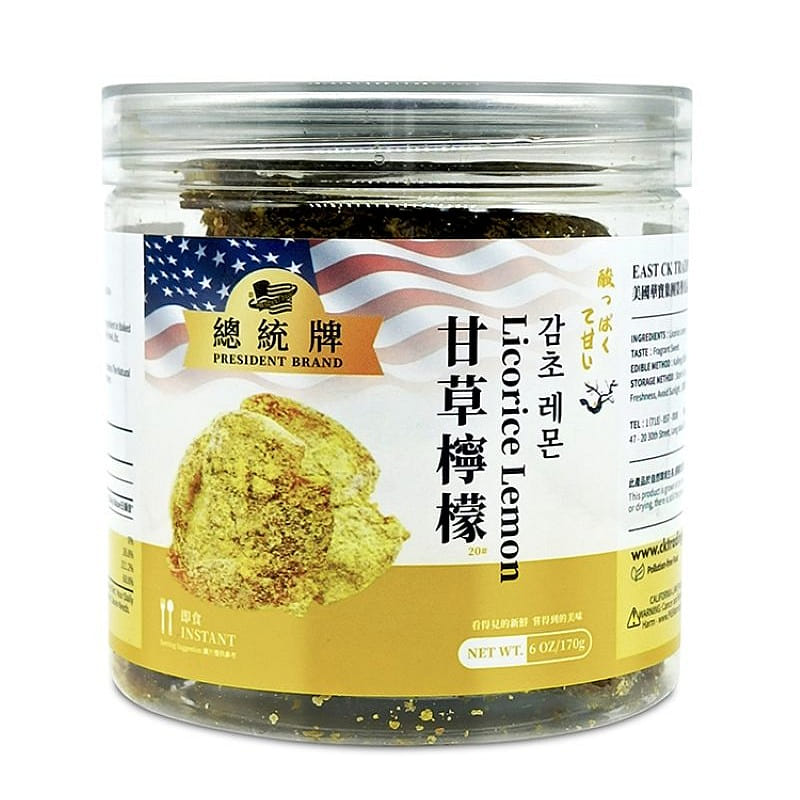 President Brand Licorice Lemon 170 그램