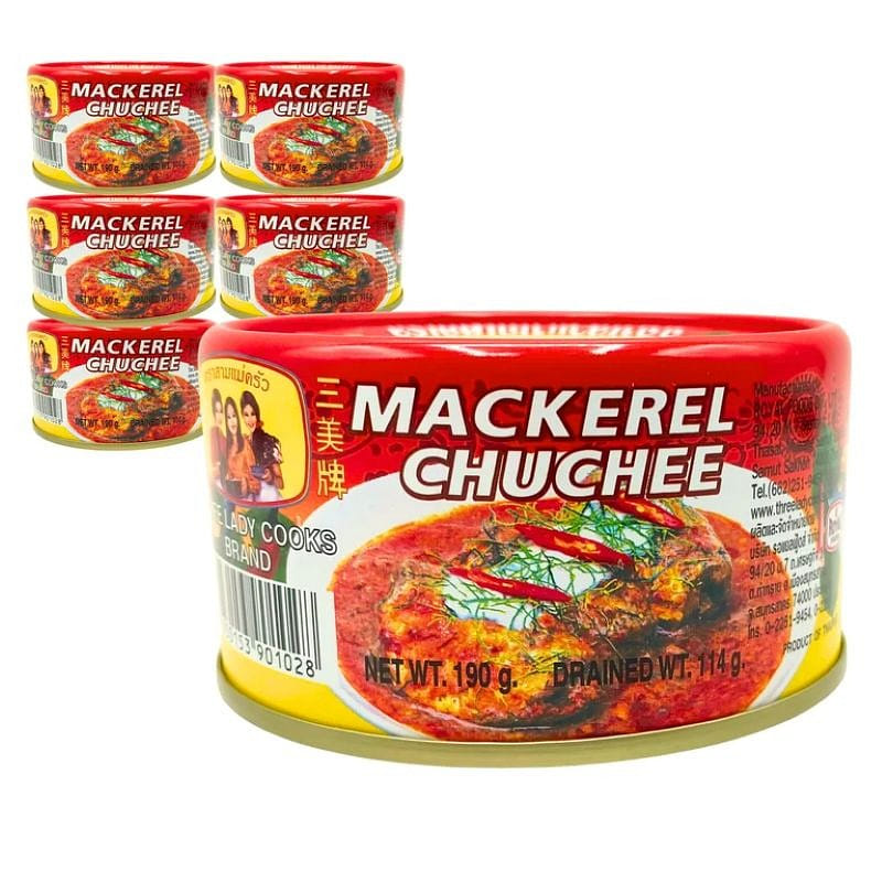 Three Ladies Cooks Sardines Chuchee 1 Pack 6 can