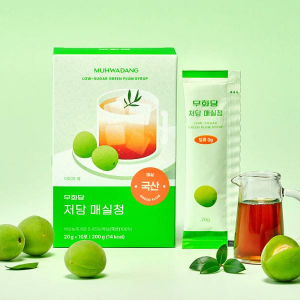 1포당 1kcal! 국산 저당 매실청 230 그램