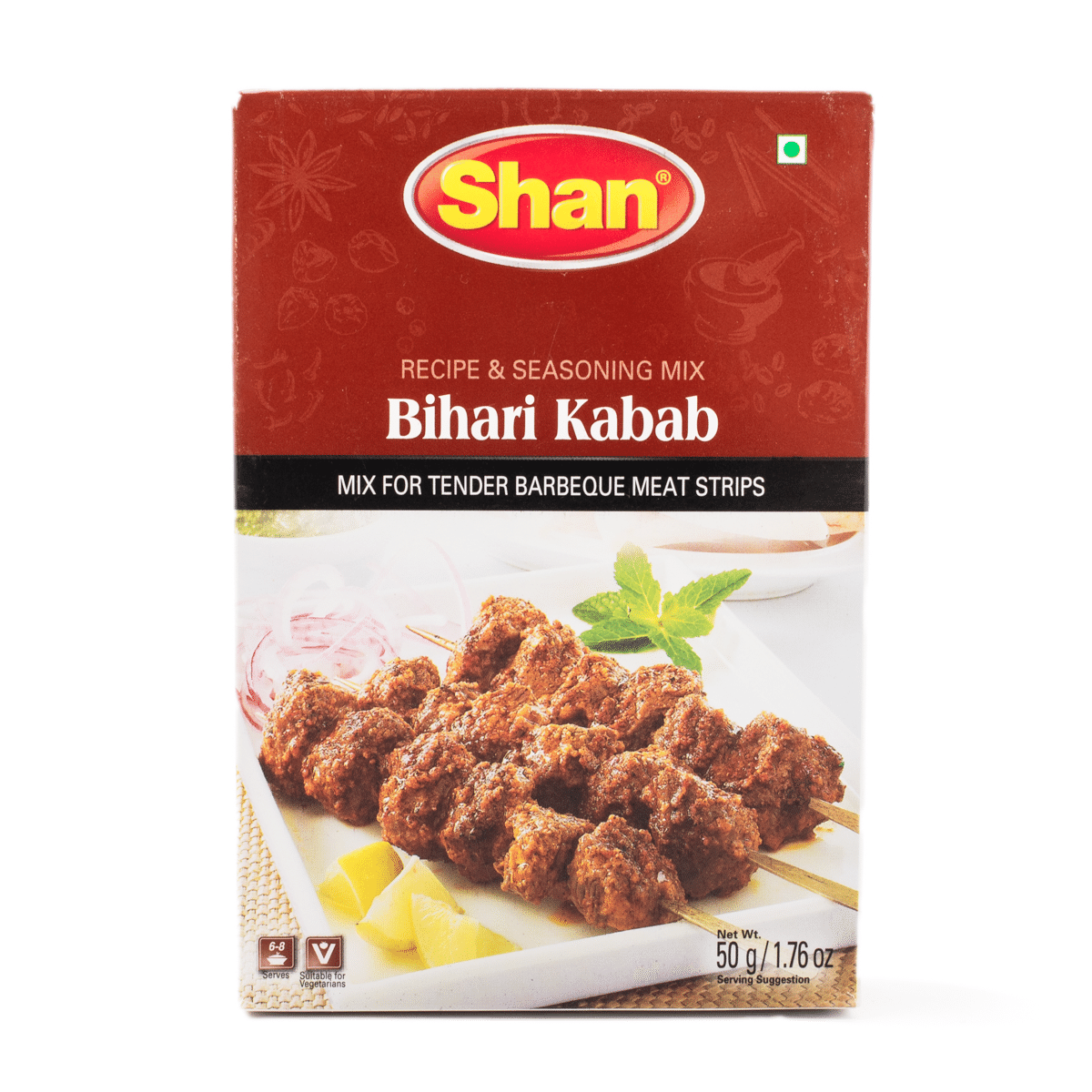 Shan 비하리 케밥 바베큐 향신료 양념 믹스 1.76 온스
