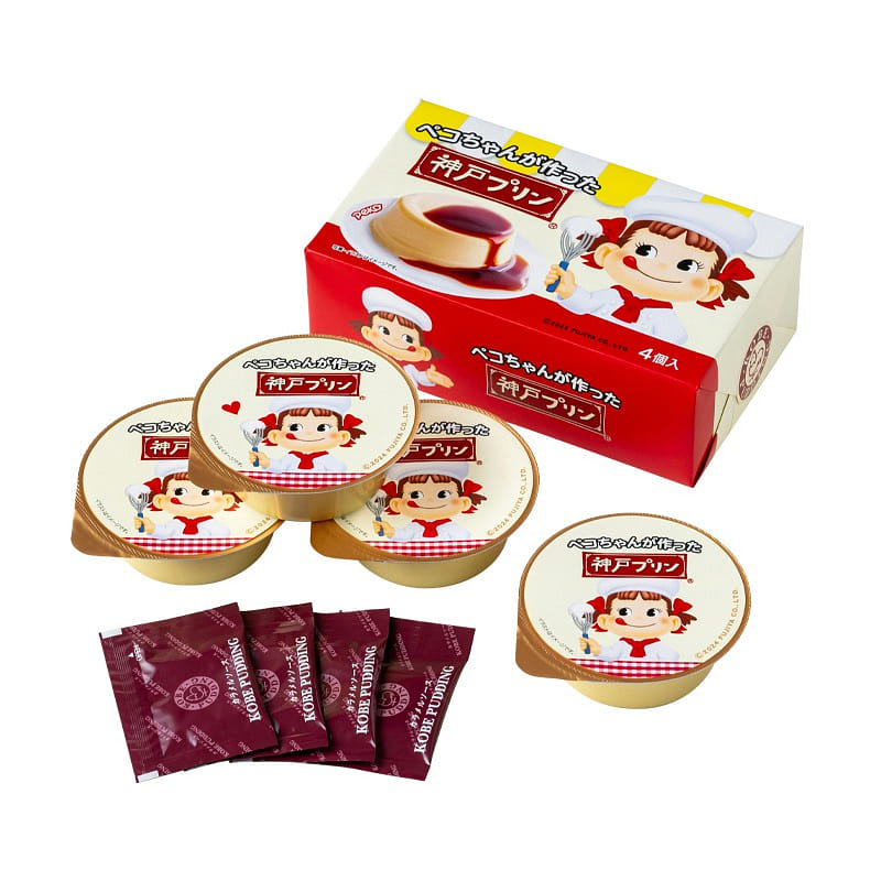 Frantz Kobe Fujiya Milk Caramel Pudding 4pcs 1 개