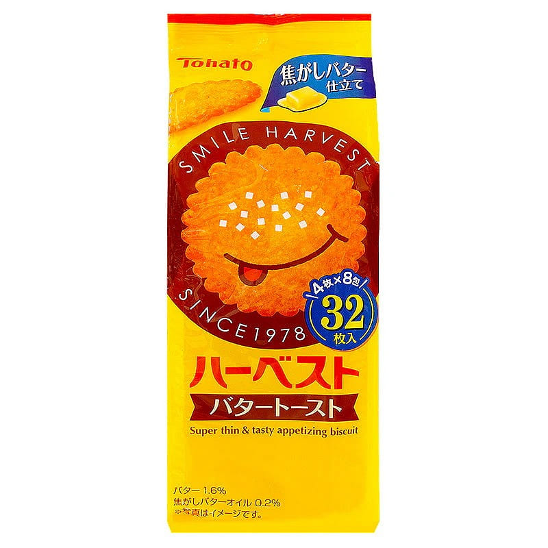 TOHATO Butter Biscuits Thin Crisp Biscuits 8 Packs 1 개