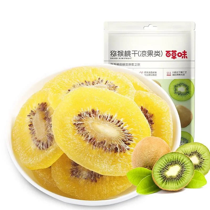 Baicaowei Dried Kiwi 108g*2 Bags 216 g