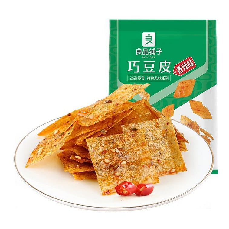 良品鋪子巧豆皮麻辣60gx1袋 60 克