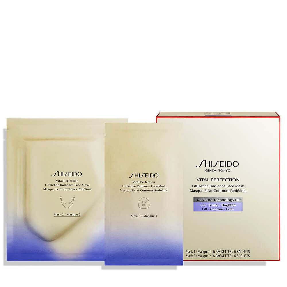 SHISEIDO LiftDefine Radiance Face Mask 6 팩