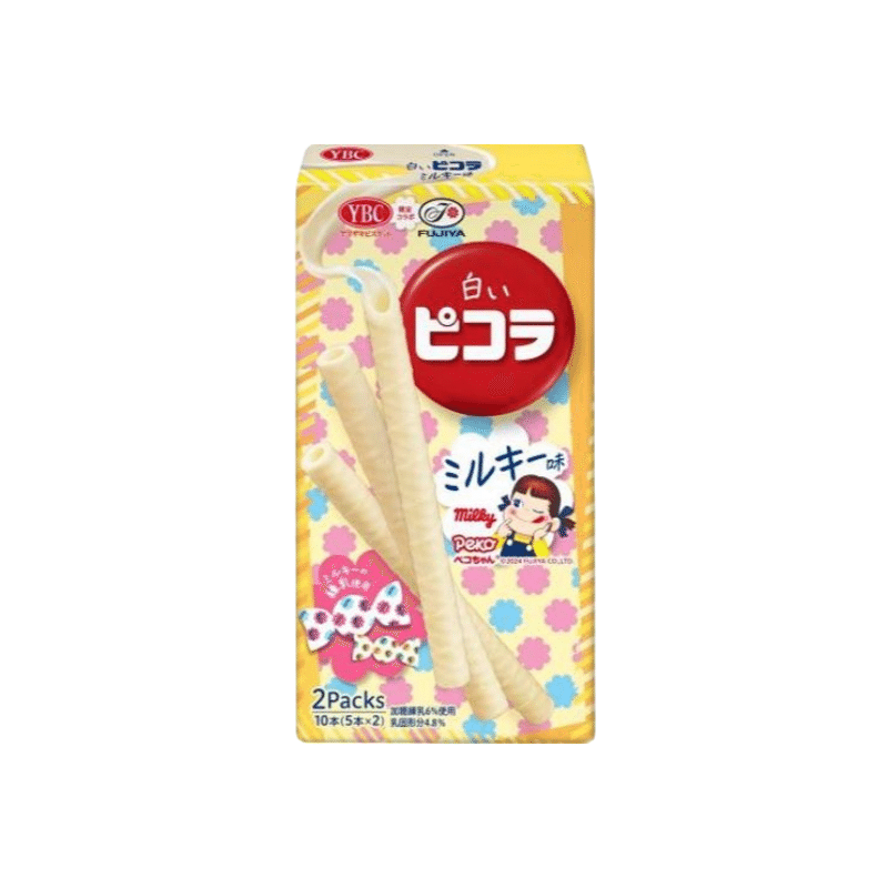New arrival Fujiya joint brand white fragrant milk flavor egg rolls 10 pieces 1 케이스