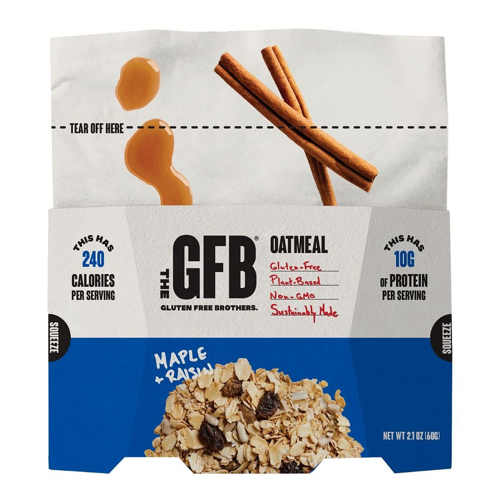 The GFB Maple Raisin Oatmeal Pop-up Cup 2.1 온스