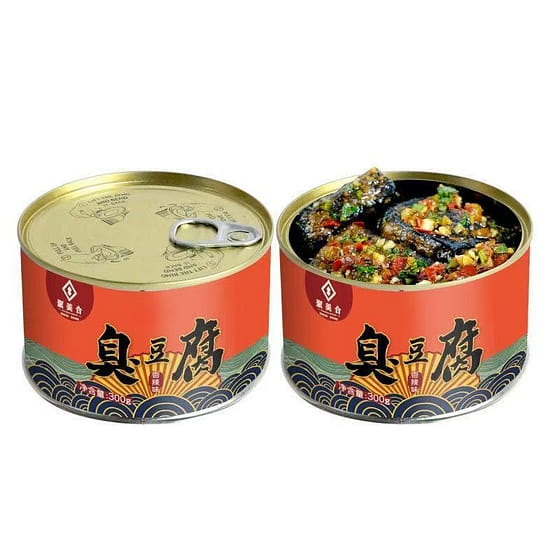 weee_canned_聚美合湖南特产香辣臭豆腐300g*1罐 300 克