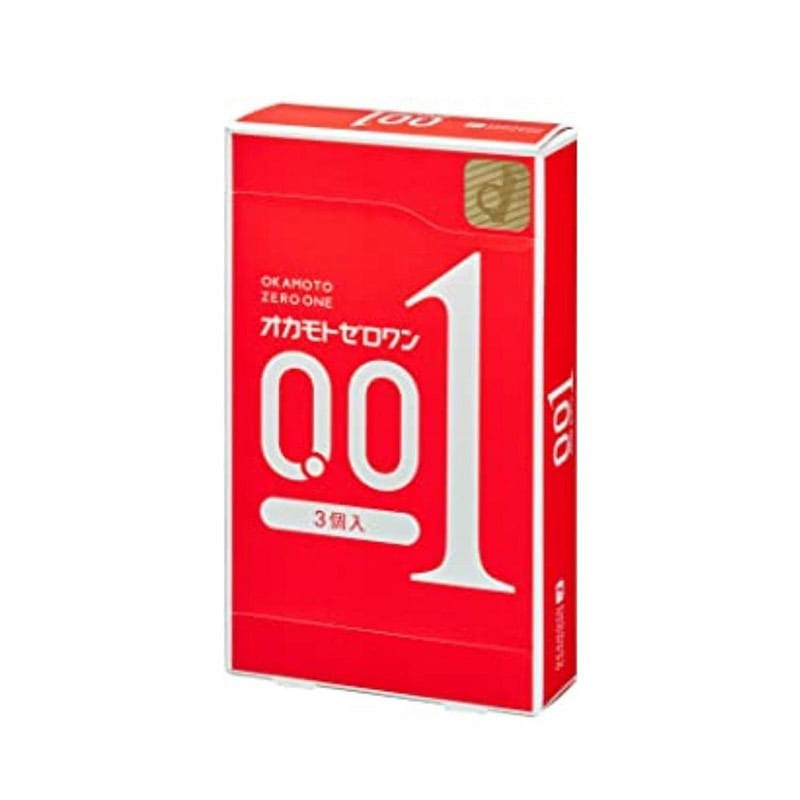 日本冈本 001系列超润滑超薄安全套避孕套3只装 1 份