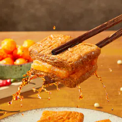 Salted egg yolk sandwich bean curd 128g * 1 bag 128 g