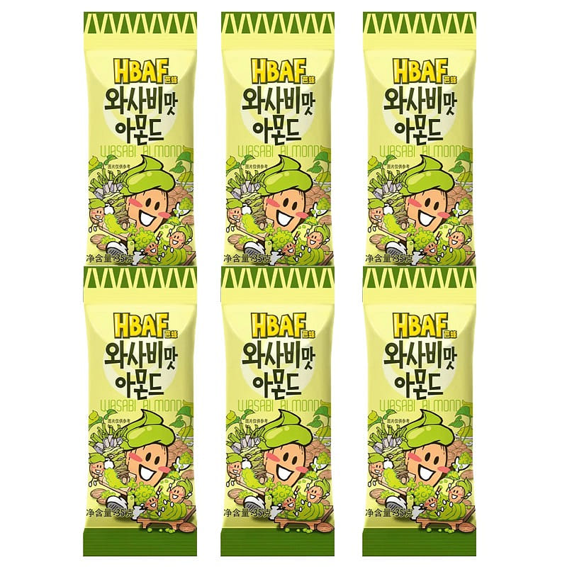 韓國芭蜂 扁桃仁芥末味35g *6 210 克
