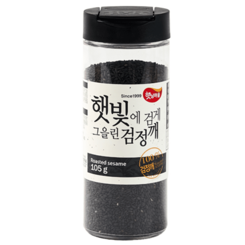 [Korea Direct ] Chinese stir-fried black sesame seeds 105g, 1 container 105 กรัม