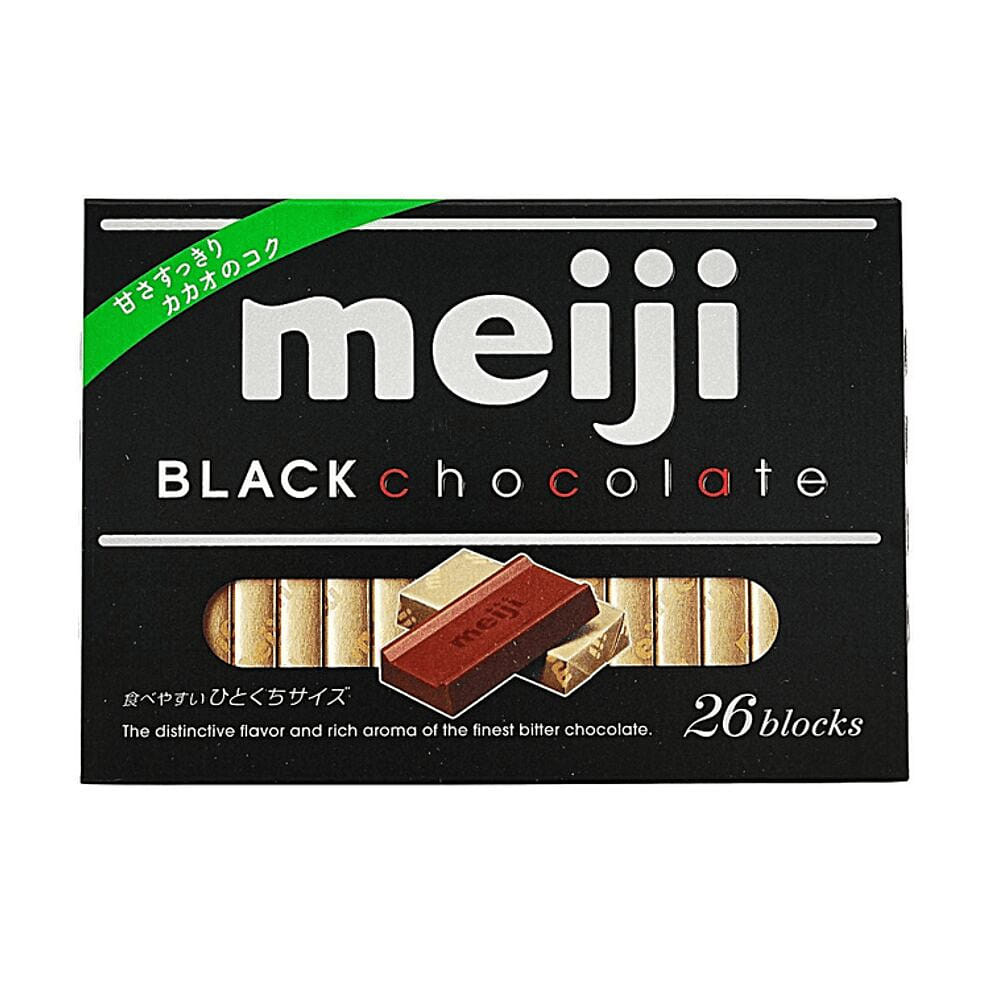 MEIJI Dark Black Chocolate 26 blocks 120 g