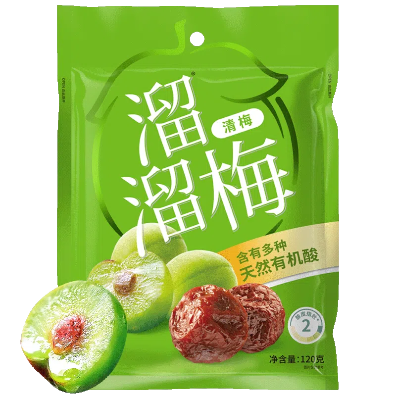 Clear and Sour Plum, Liuliu Plum * 1 bag 120 กรัม