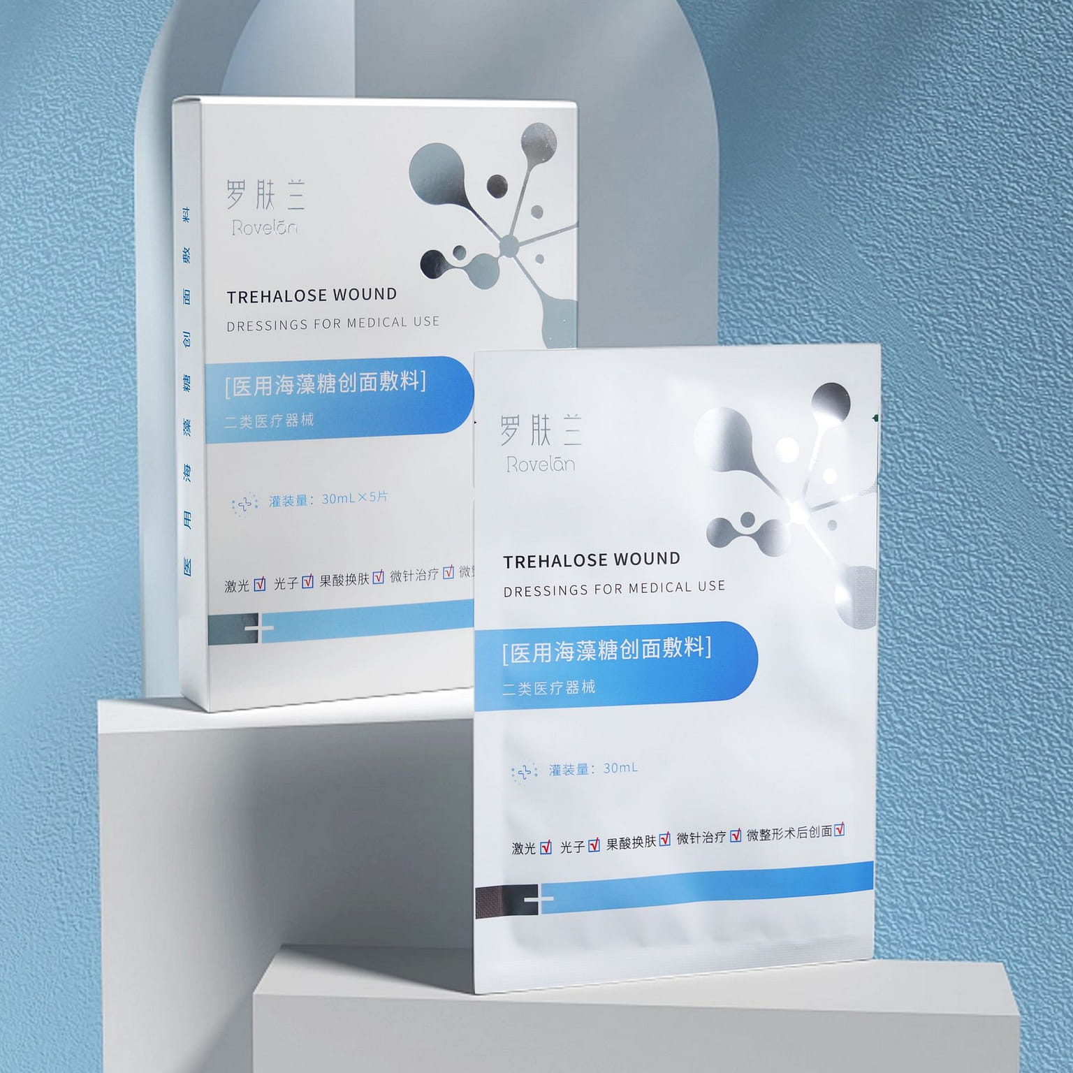 Rovelan Trehalose Wound Dressings for Medical Use 150 ml