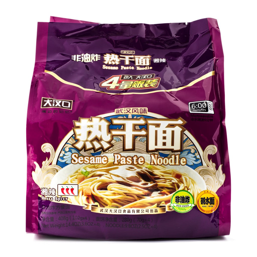 Hankow 우한식 매운맛 참깨장 비빔면 4봉입 408 그램*16 팩