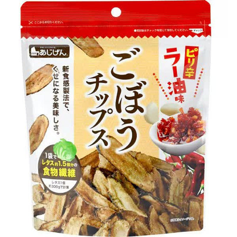 Ajigen Burdock Chips, Chili Oil Flavor, 50g 1 ส่วน
