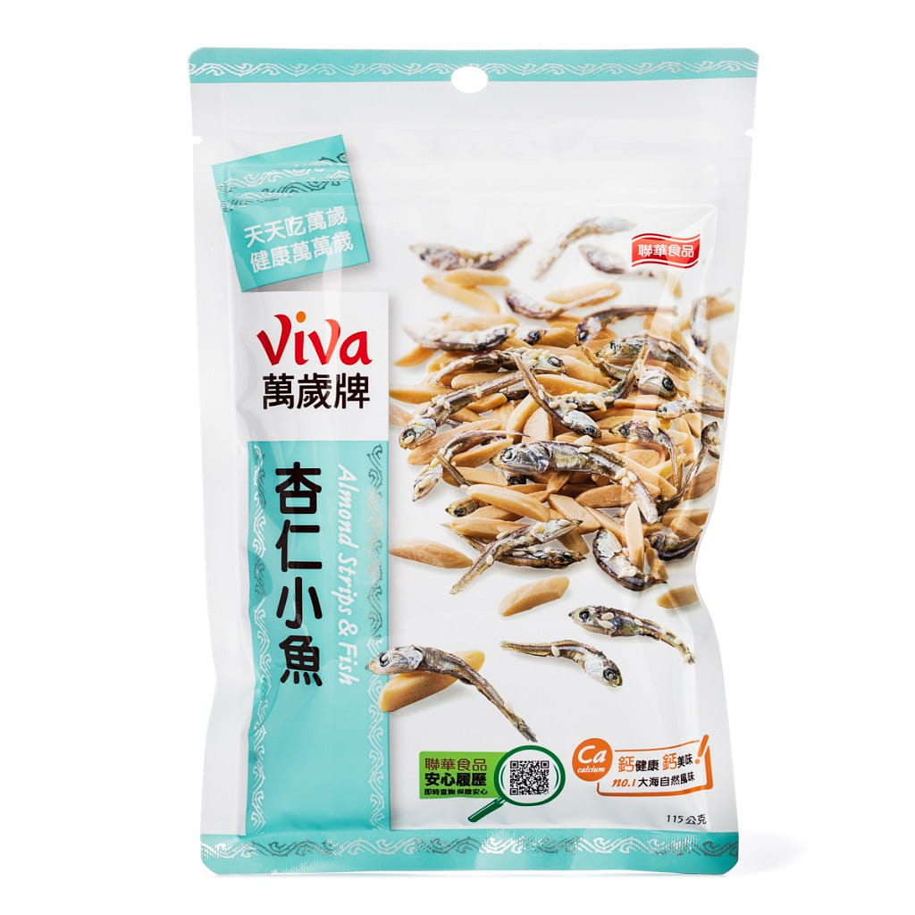 Viva 아몬드 멸치 스낵 115 그램