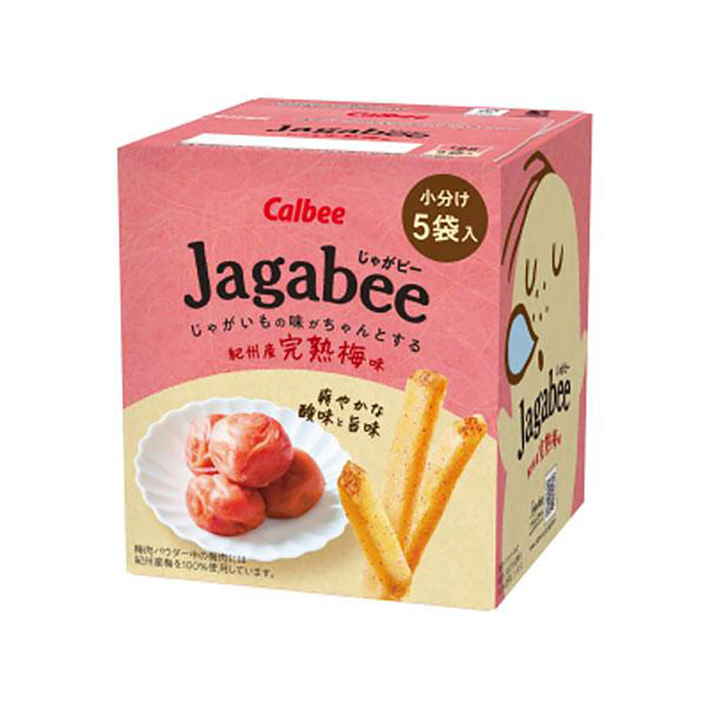 Calbee Jagabee Crispy Kishu Plum Fries 75 g